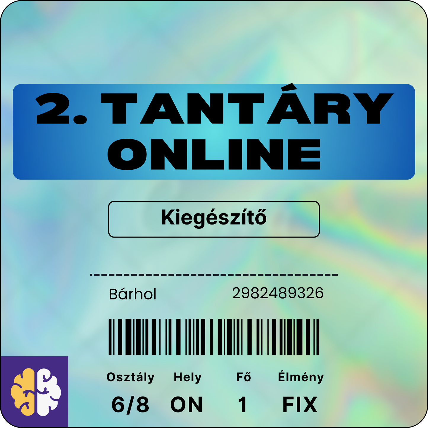 2. tantárgy kiegészítő