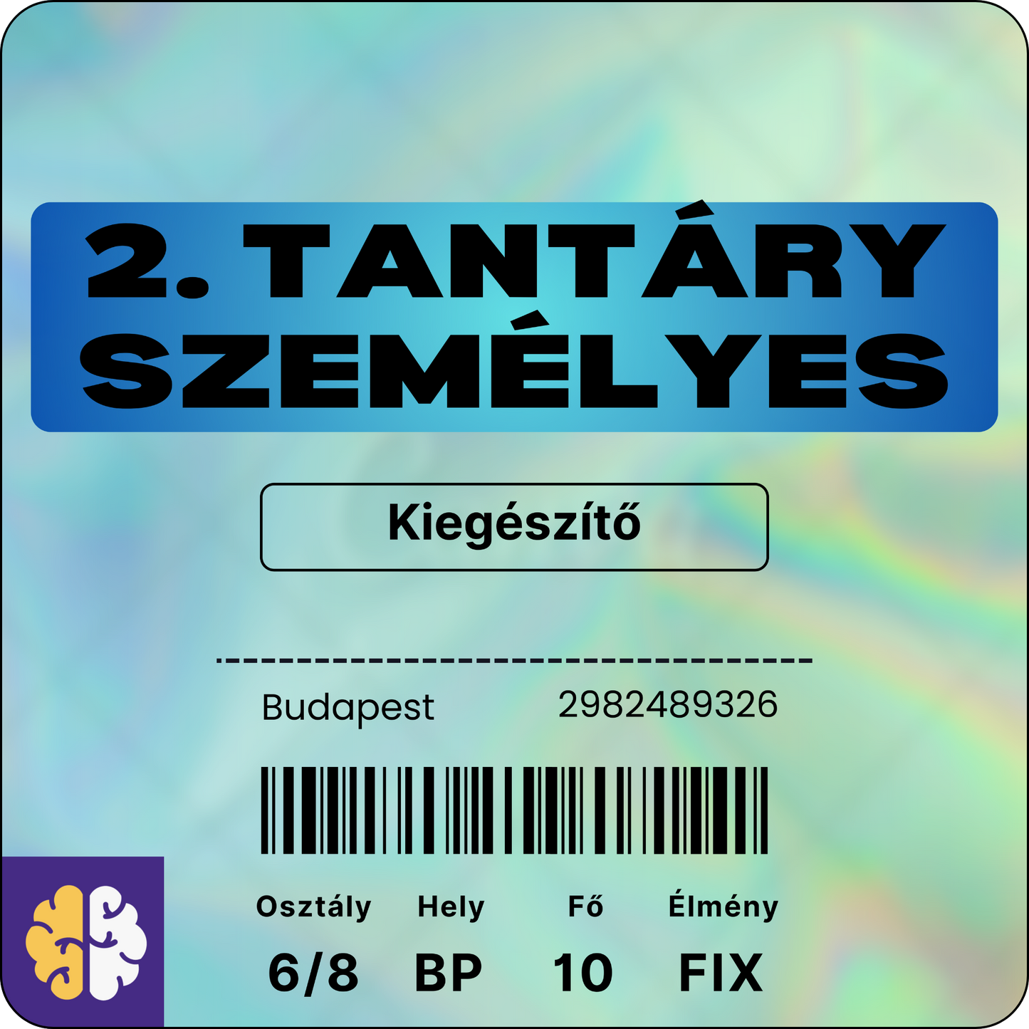 2. tantárgy kiegészítő