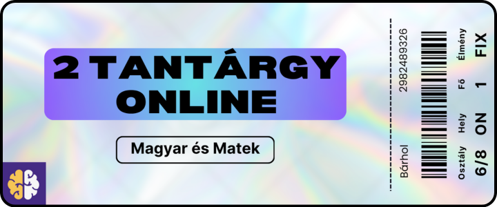 Online BOMBÁZÓ 2 tantárgy