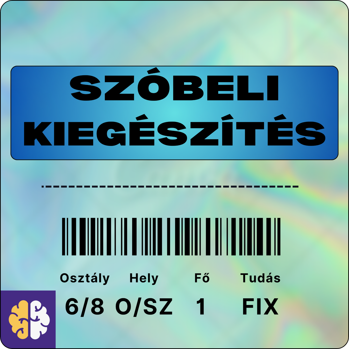 Szóbeli kiegészítő